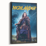 Retro Highlander Poster Art - Vintage Fantasy Action Movie Prints