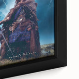 Retro Highlander Poster Art - Vintage Fantasy Action Movie Prints