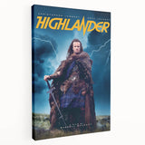 Retro Highlander Poster Art - Vintage Fantasy Action Movie Prints