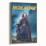 Retro Highlander Poster Art - Vintage Fantasy Action Movie Prints