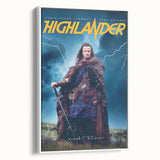 Retro Highlander Poster Art - Vintage Fantasy Action Movie Prints