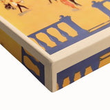 Retro Athens Travel Poster – Vintage Greece Seaside Art