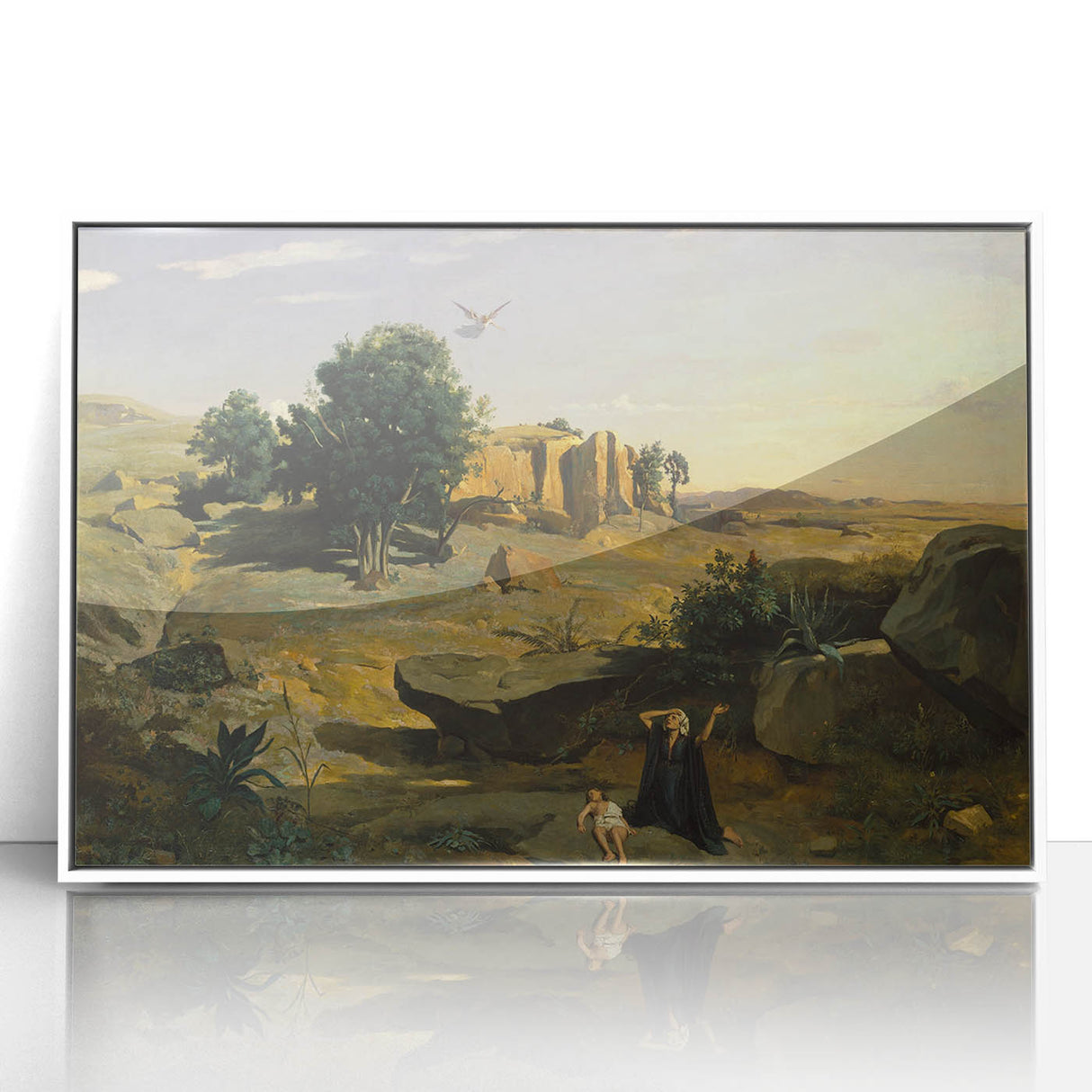 Classical Realism Print | Hagar in the Wilderness Art on Canvas