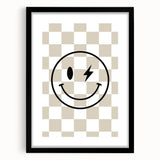 Lightning Smiley Boys Room Wall Art – Kids Wall Art Prints