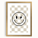 Lightning Smiley Boys Room Wall Art – Kids Wall Art Prints