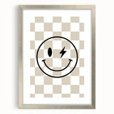 Lightning Smiley Boys Room Wall Art – Kids Wall Art Prints