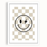 Lightning Smiley Boys Room Wall Art – Kids Wall Art Prints