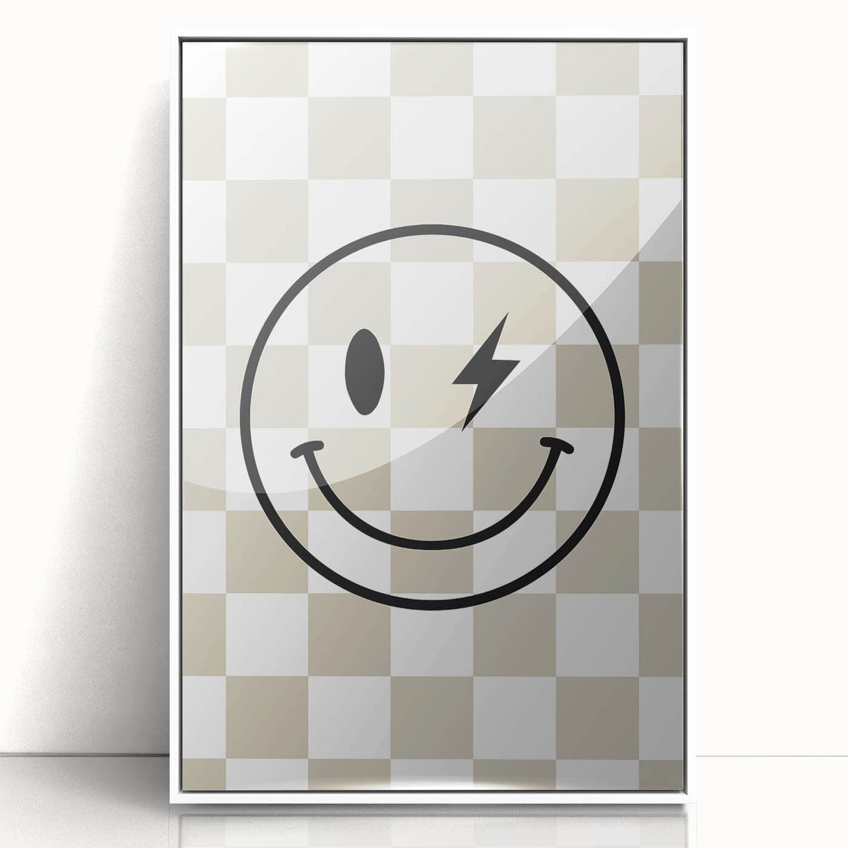 Lightning Smiley Boys Room Wall Art – Kids Wall Art Prints