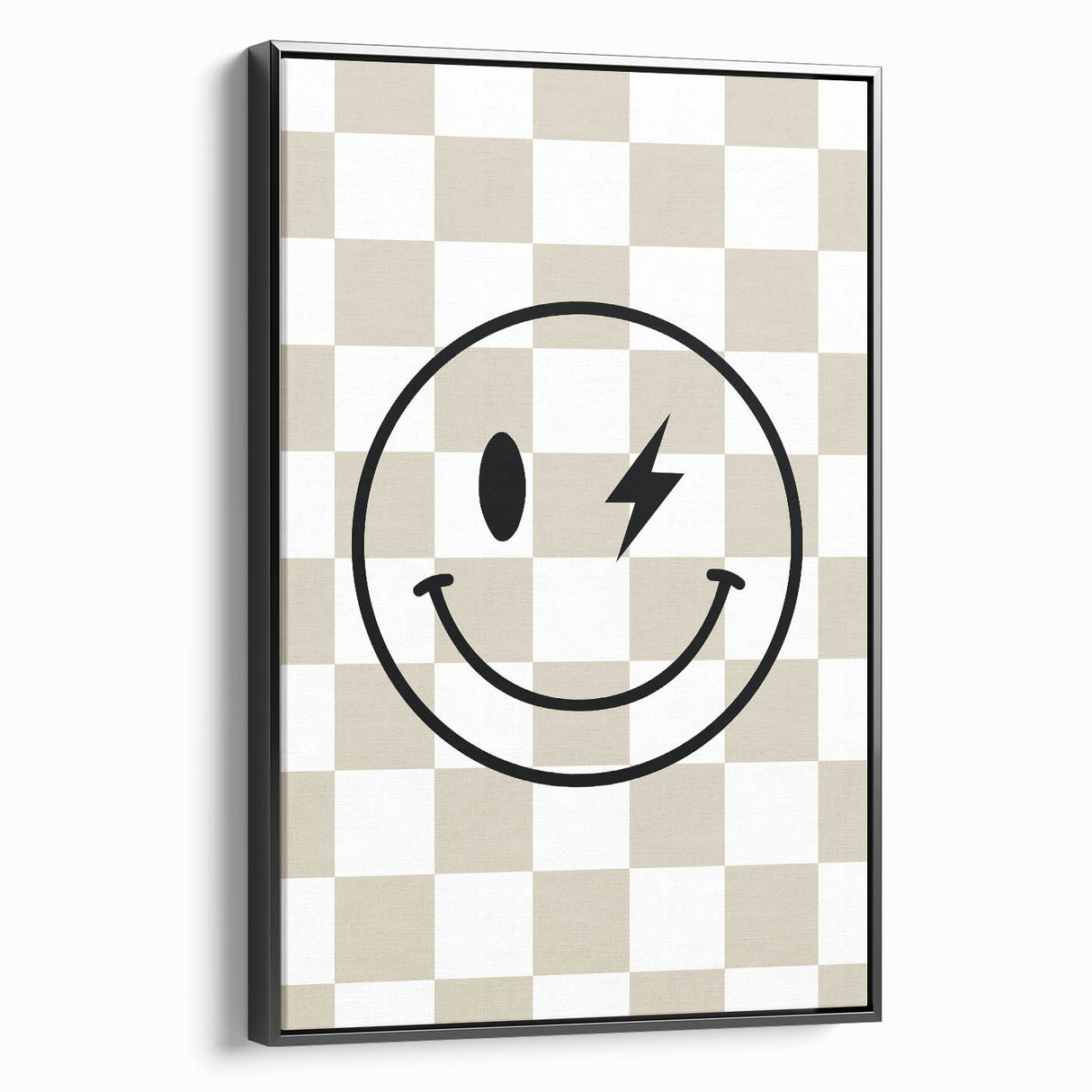 Lightning Smiley Boys Room Wall Art – Kids Wall Art Prints