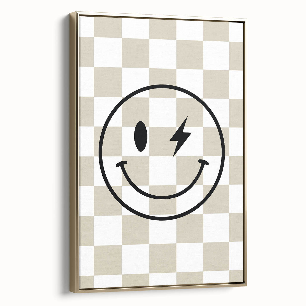 Lightning Smiley Boys Room Wall Art – Kids Wall Art Prints