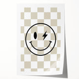 Lightning Smiley Boys Room Wall Art – Kids Wall Art Prints