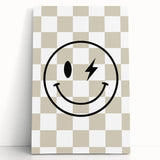 Lightning Smiley Boys Room Wall Art – Kids Wall Art Prints