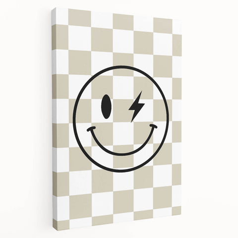 Lightning Smiley Boys Room Wall Art – Kids Wall Art Prints