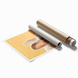 Extra large rolled print featuring spring floral art in pastel shades, ideal for classy bathroom wall art.