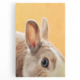 Black and white abstract floral design on stretched canvas, ideal for kitchen wall art.