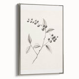 Winter landscape art painting on framed canvas, featuring a black tree silhouette with colorful sky background.