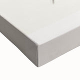 Black and white landscape art painting on stretched canvas depicting a serene winter scene, ideal for bedroom wall decor.