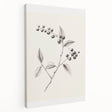 Winter landscape on large stretched canvas, featuring muted blue and white tones, suitable for kitchen wall art.