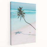 Large abstract canvas art featuring swirling blue and white patterns, ideal for kitchen wall art.