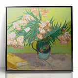 Large abstract wall art print in black and white, framed in black acrylic, featuring mid-century modernist style.