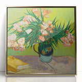 Art Deco poster featuring a modern art depiction of Van Gogh in gold tones on acrylic, suitable for nursery wall decor.