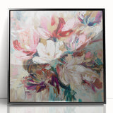 Elegant Floral Abstract – Modern Canvas & Framed Wall Art