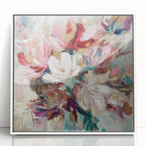 Elegant Floral Abstract – Modern Canvas & Framed Wall Art