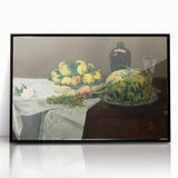 Impressionist Still Life - Fruit and Jug Wall Art Print