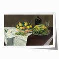 Impressionist Still Life - Fruit and Jug Wall Art Print