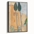 Modern Wall Art - Cypresses and Houses | Contemporary Art Print