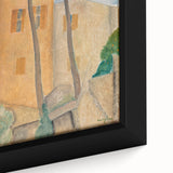 Modern Wall Art - Cypresses and Houses | Contemporary Art Print