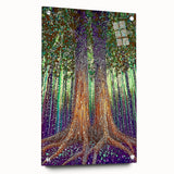 Mystical Forest – Abstract Tree Canvas & Framed Wall Art