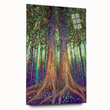 Mystical Forest – Abstract Tree Canvas & Framed Wall Art