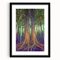 Mystical Forest – Abstract Tree Canvas & Framed Wall Art