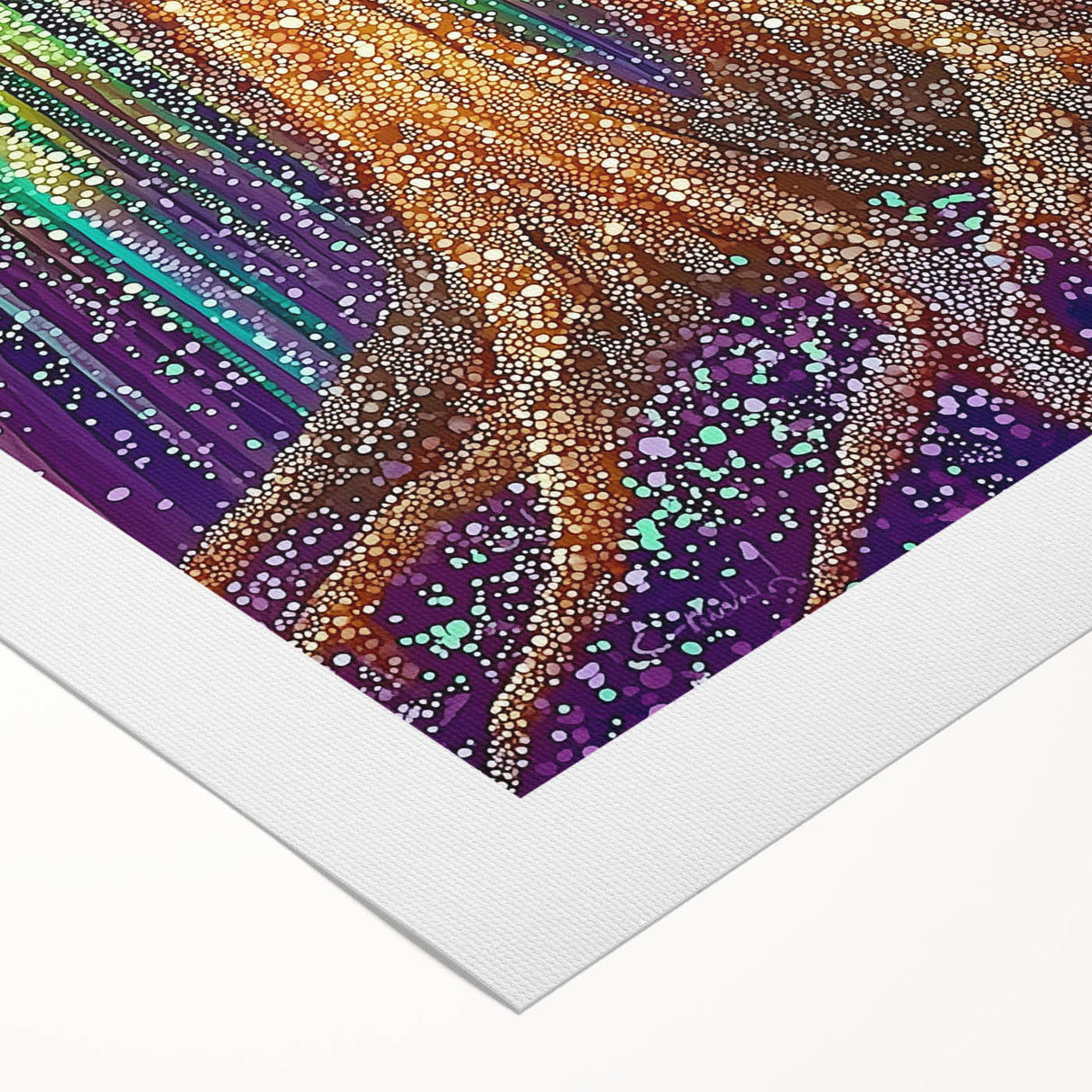Mystical Forest – Abstract Tree Canvas & Framed Wall Art