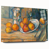 Impressionist Landscape - Sunset Over Hills Wall Art Print