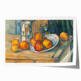 Impressionist Landscape - Sunset Over Hills Wall Art Print