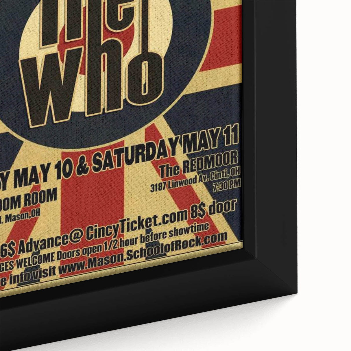 School of Rock Performs The Who Poster - Sonic Boom & The Redmoor