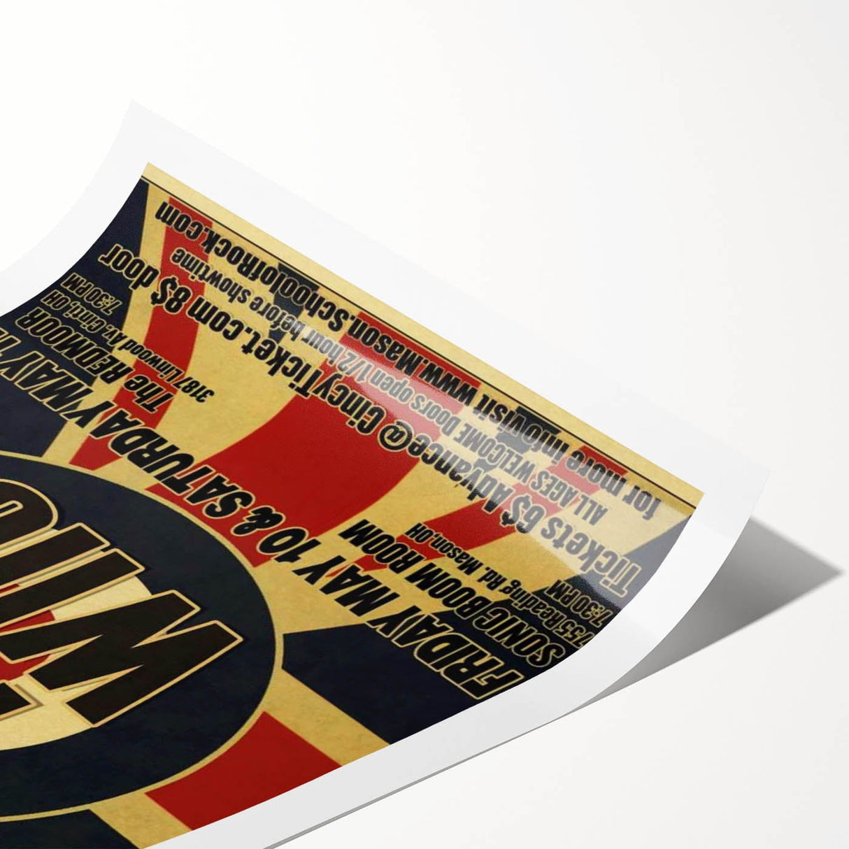 School of Rock Performs The Who Poster - Sonic Boom & The Redmoor