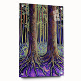 Enchanted Forest – Abstract Tree Canvas & Framed Wall Art