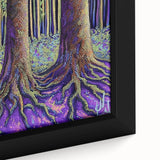 Enchanted Forest – Abstract Tree Canvas & Framed Wall Art