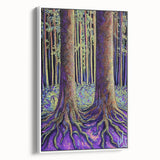Enchanted Forest – Abstract Tree Canvas & Framed Wall Art
