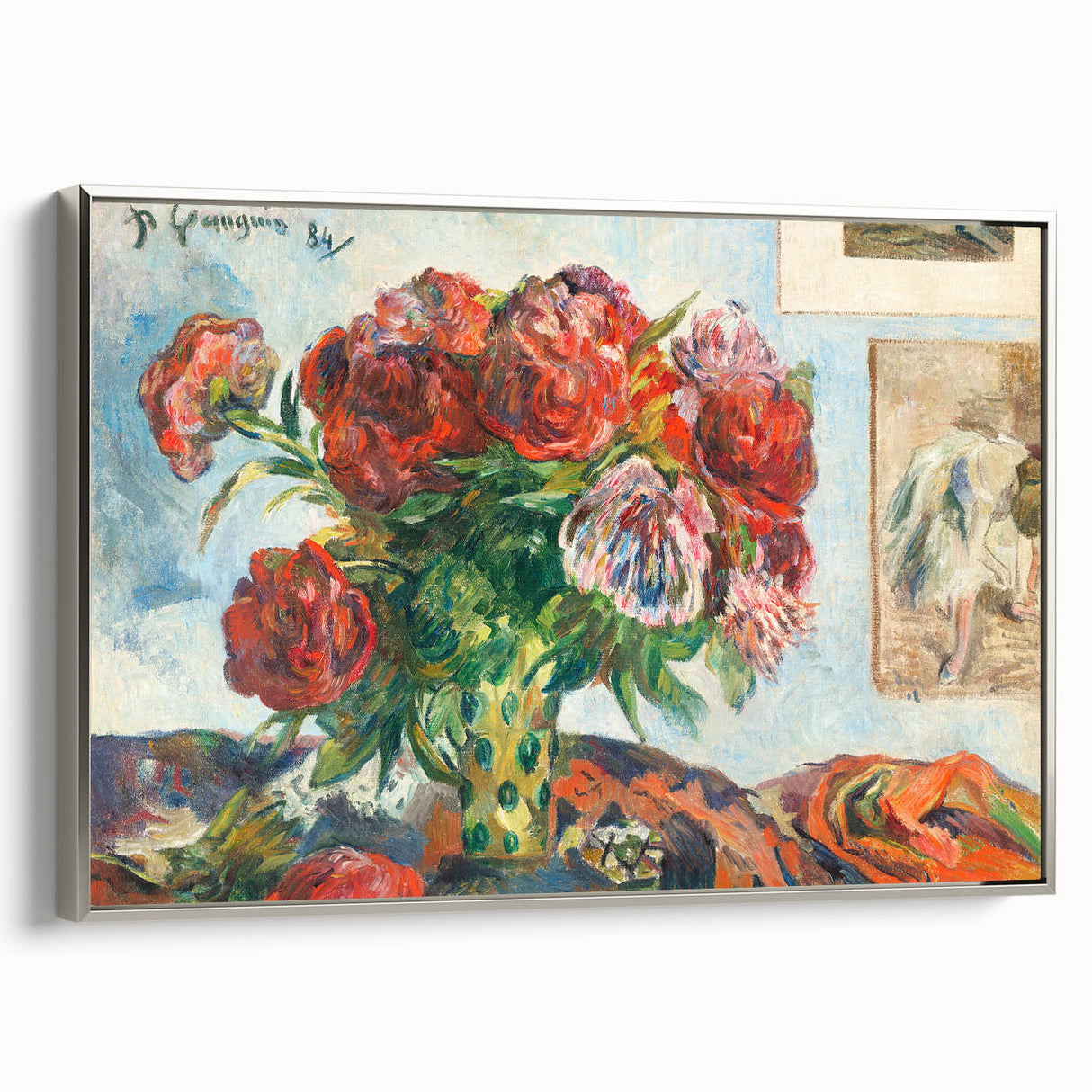 Impressionist Floral Still Life - Vibrant Flower Arrangement Wall Art