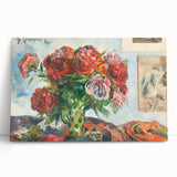 Impressionist Floral Still Life - Vibrant Flower Arrangement Wall Art