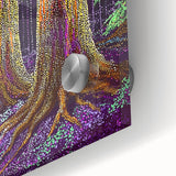 Ethereal Forest Glow – Abstract Tree Canvas & Framed Art