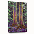 Ethereal Forest Glow – Abstract Tree Canvas & Framed Art