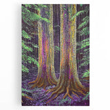 Ethereal Forest Glow – Abstract Tree Canvas & Framed Art