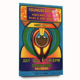 The Youngbloods 1960s Concert Poster - Springer's Ballroom