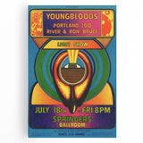 The Youngbloods 1960s Concert Poster - Springer's Ballroom