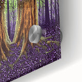 Majestic Forest Glow – Abstract Tree Canvas & Framed Art